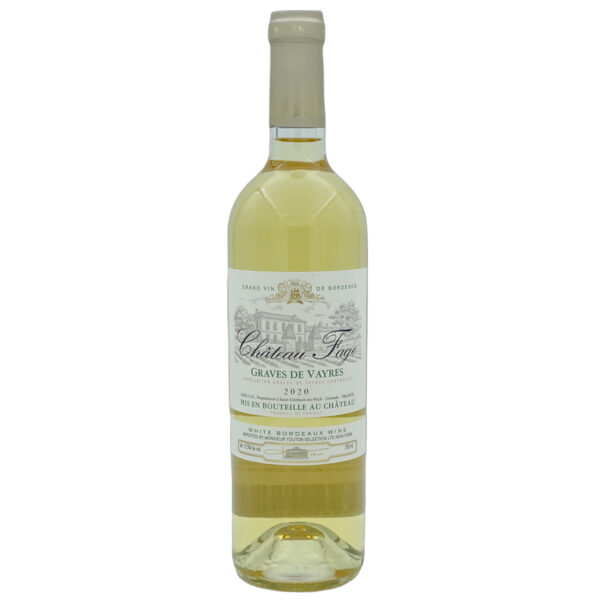 Chateau Fage Graves De Vayres Bordeaux Blanc