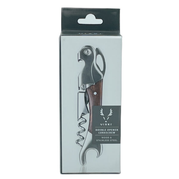 Viski Double Opener Corkscrew 4536