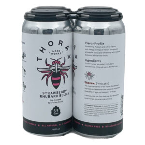 Thorax Meadworks Strawberry Rhubard Belma 4 Pack